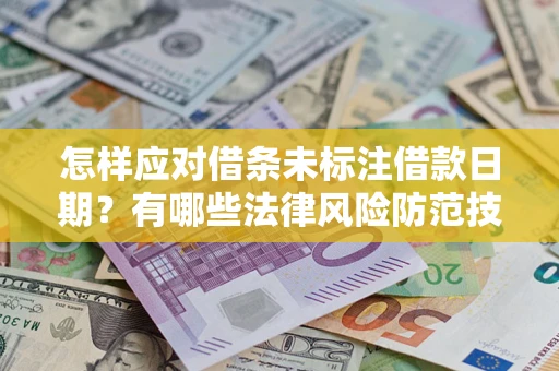 武汉怎样应对借条未标注借款日期？有哪些法律风险防范技巧？
