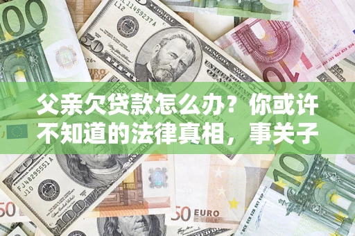 武汉父亲欠贷款怎么办？你或许不知道的法律真相，事关子女未来