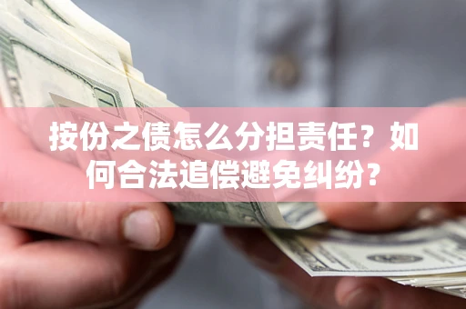 武汉按份之债怎么分担责任？如何合法追偿避免纠纷？